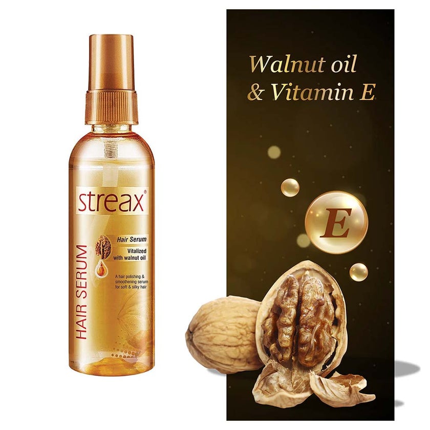 Streax Vitalized Hair Serum With Walnut Oil 100ml