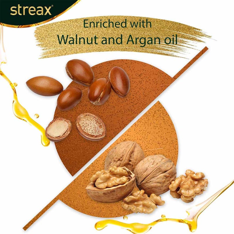 Streax Cream Hair Colour With Shine On Conditioner For All Hair Types - Dark Brown 3