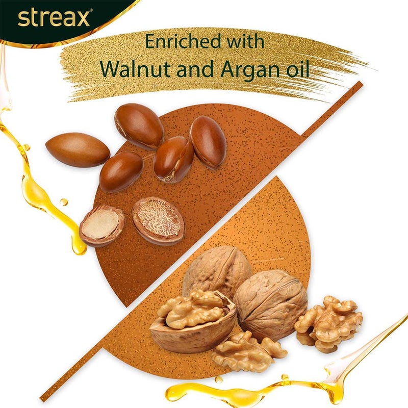 Streax Cream Hair Colour With Shine On Conditioner For All Hair Types - Reddish Brown 4.6