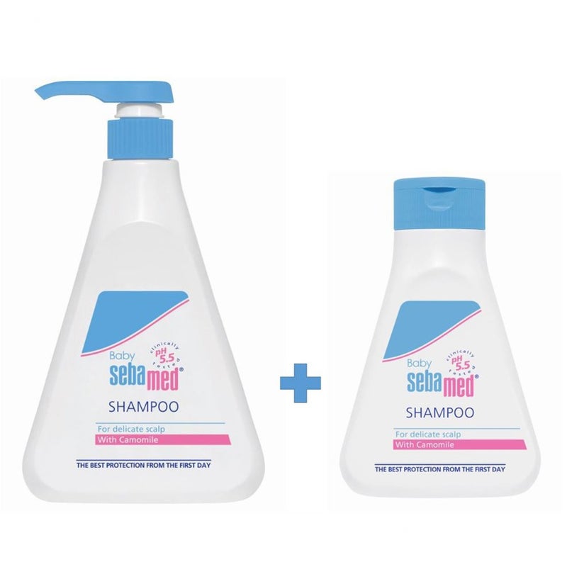 Sebamed Baby Shampoo With Chamomile For Delicate Scalp 500ml + 150ml VALUE PACK