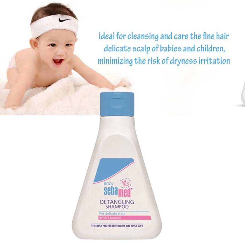 Sebamed Baby Detangling Shampoo With Soothing Bisabolol For Delicate Scalp 250ml