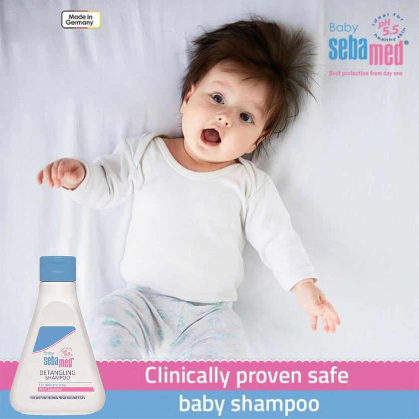 Sebamed Baby Detangling Shampoo With Soothing Bisabolol For Delicate Scalp 250ml