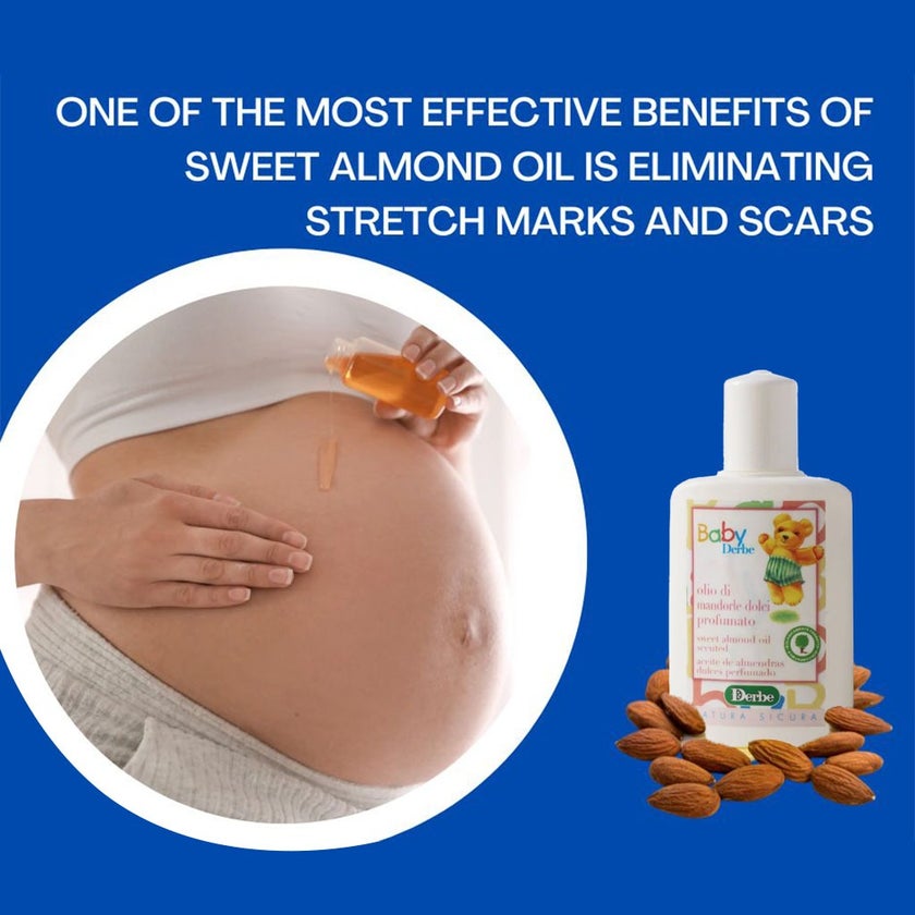 Derbe Baby Scented Sweet Almond Oil For Mother & Baby 100ml