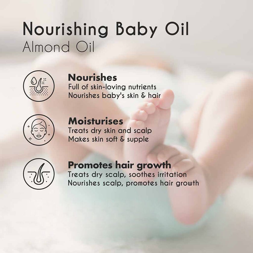 Derbe Baby Scented Sweet Almond Oil For Mother & Baby 100ml