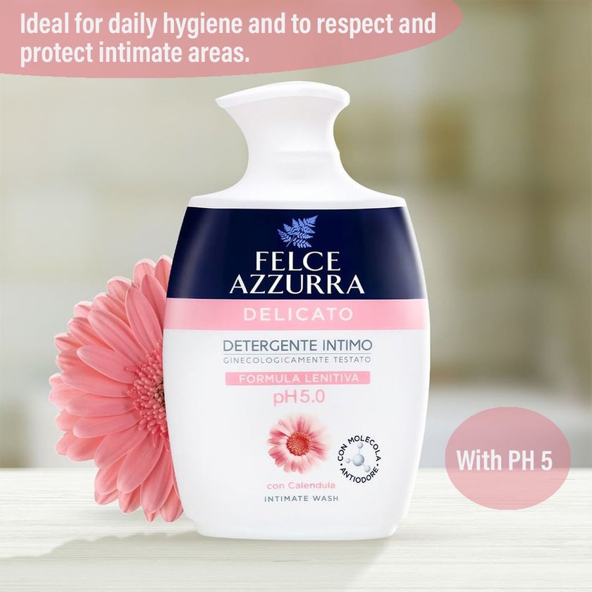 Felce Azzurra Delicate Soothing Intimate Wash With pH 5.0, 250ml