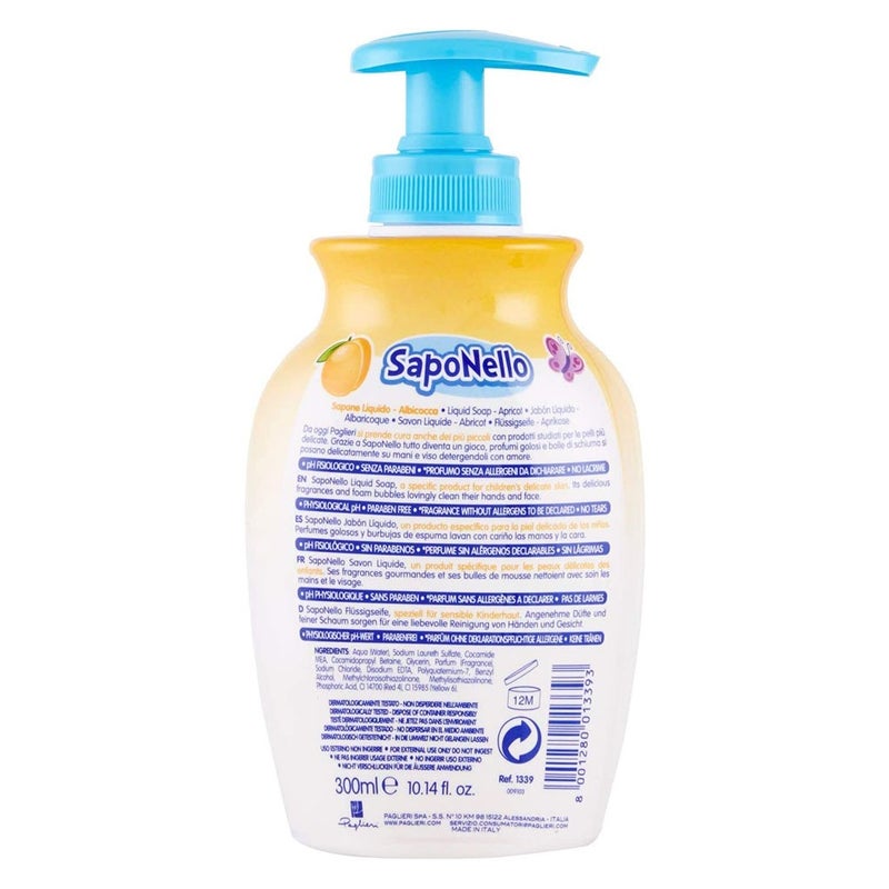 Saponello Baby Liquid Soap Apricot 300ml