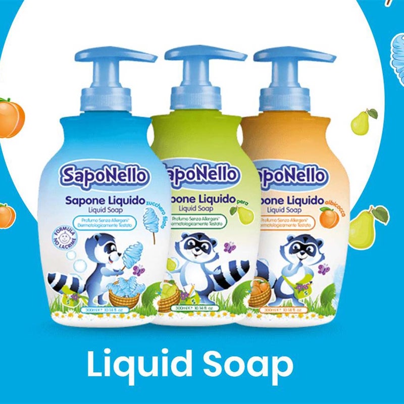 Saponello Baby Liquid Soap Apricot 300ml