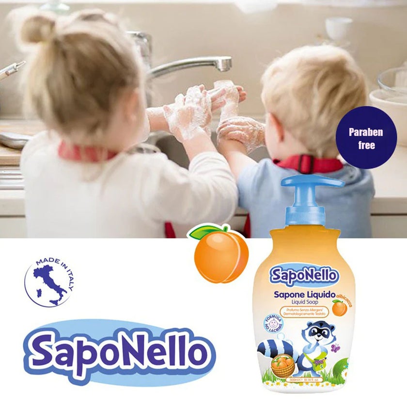 Saponello Baby Liquid Soap Apricot 300ml