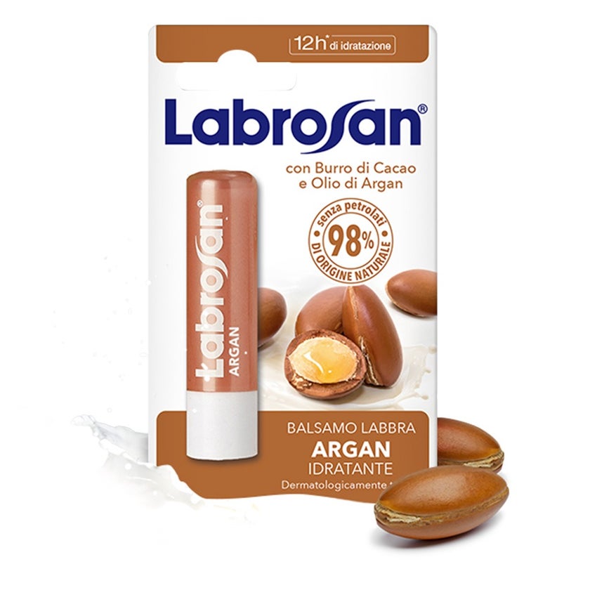 Labrosan Blister Lip Balm Argan For 12 Hour Moisturization 5.5ml