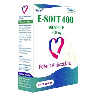 Maxima E-Soft Vitamin E 400mg Antioxidant Capsules, Pack of 30’s