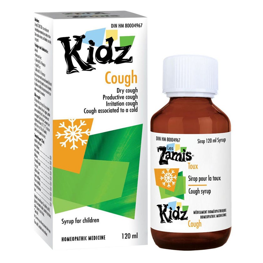 Les Zamis Kidz Homeopathic Cough Syrup For Infants & Children 120ml