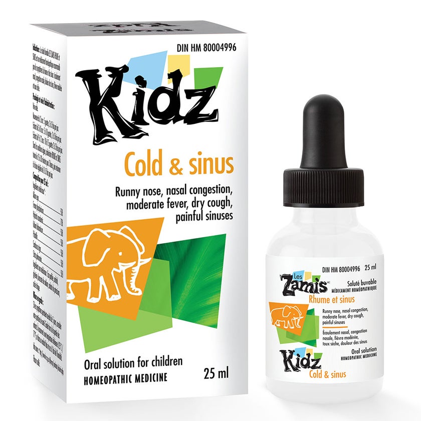 Les Zamis Kidz Homeopathic Cold And Sinus Syrup For Newborn & Children 25ml