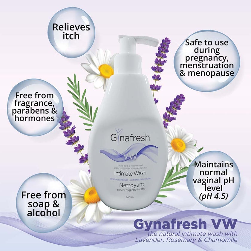 Gynafresh VW Anti-Odour Cleansing Anti-Bacterial Intimate Wash For Women 240ml