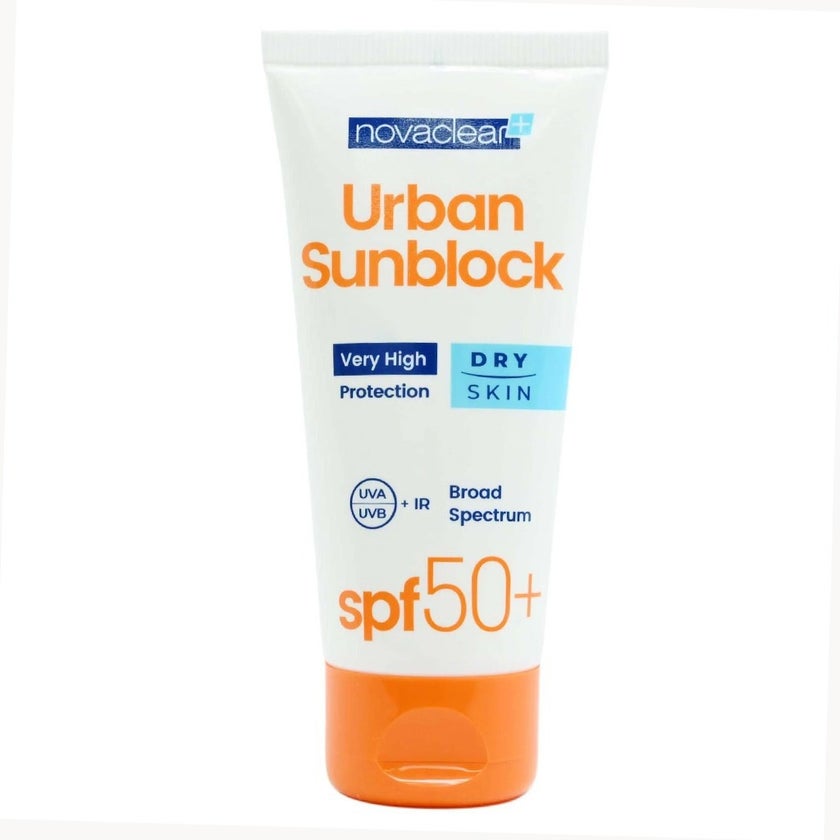 Novaclear Urban Sunblock SPF 50+ Face Sunscreen For Dry Skin 40ml, Value Pack of 1+2's