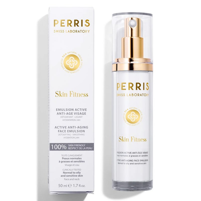 Perris Swiss Laboratory Skin Fitness Active Anti-Aging Face Emulsion For Normal, Oily & Sensitive Skin 50ml
