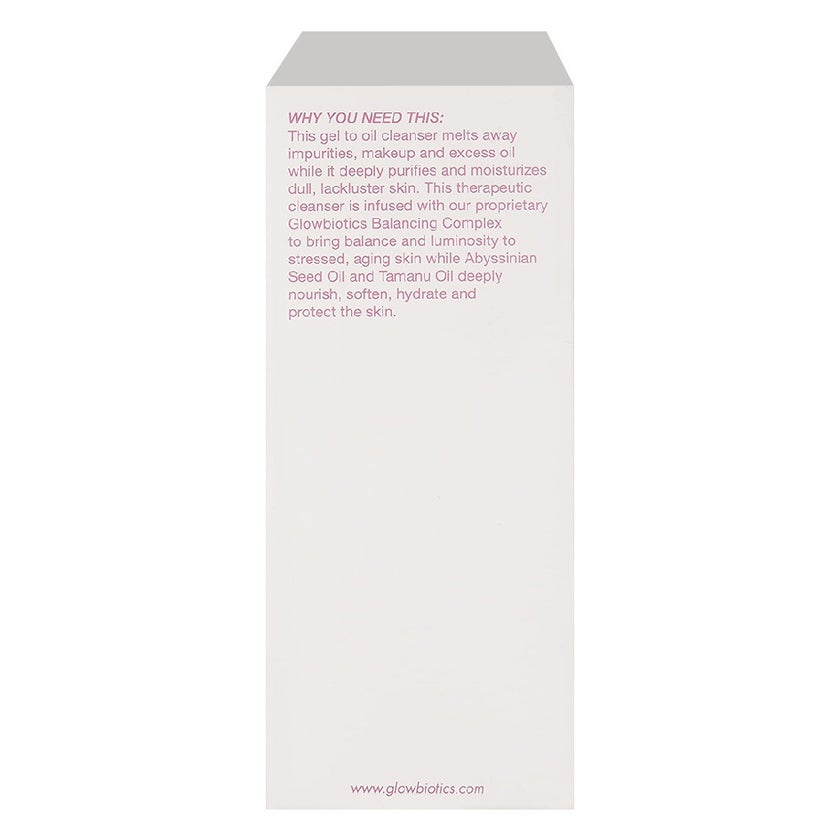 GlowBiotics Probiotic Nourishing Gel To Oil Cleanser For Dry, Normal And Sensitive Skin 120ml
