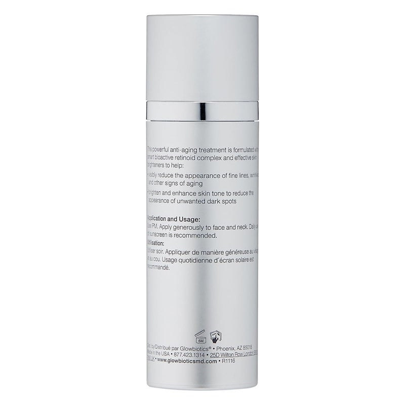 GlowBiotics Probiotics Advanced Retinol Renewal Anti-Aging Treatment For Face And Neck 30ml