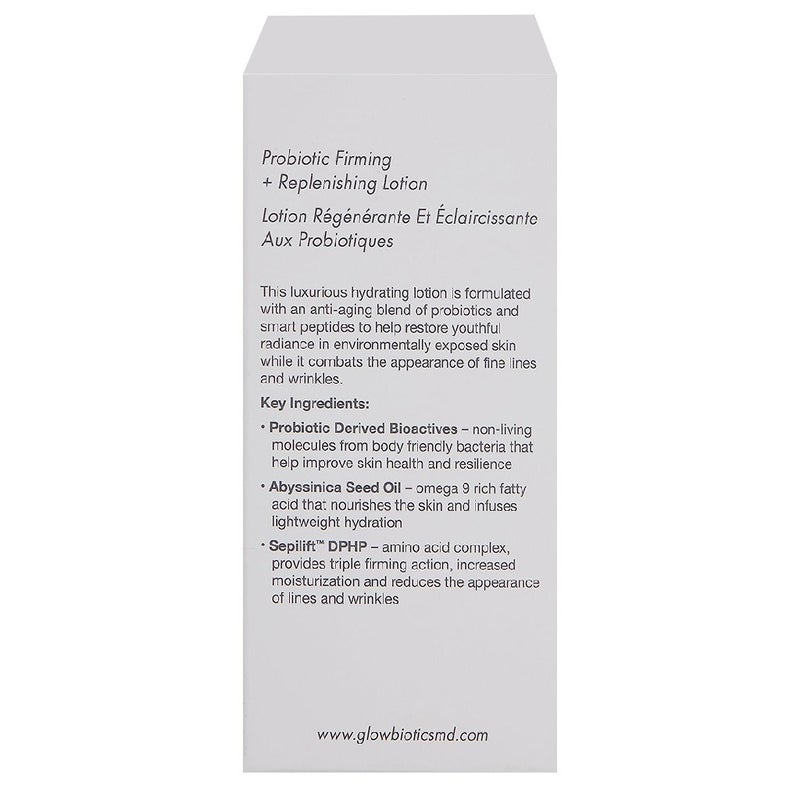 GlowBiotics Probiotic Firming + Replenishing Anti-Aging Lotion For Dry, Normal and Combination Skin 50ml