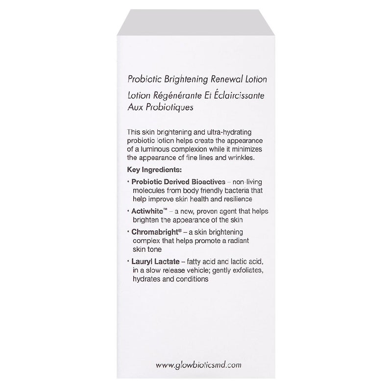 GlowBiotics Probiotic Brightening Renewal Lotion For All Skin Types 50ml