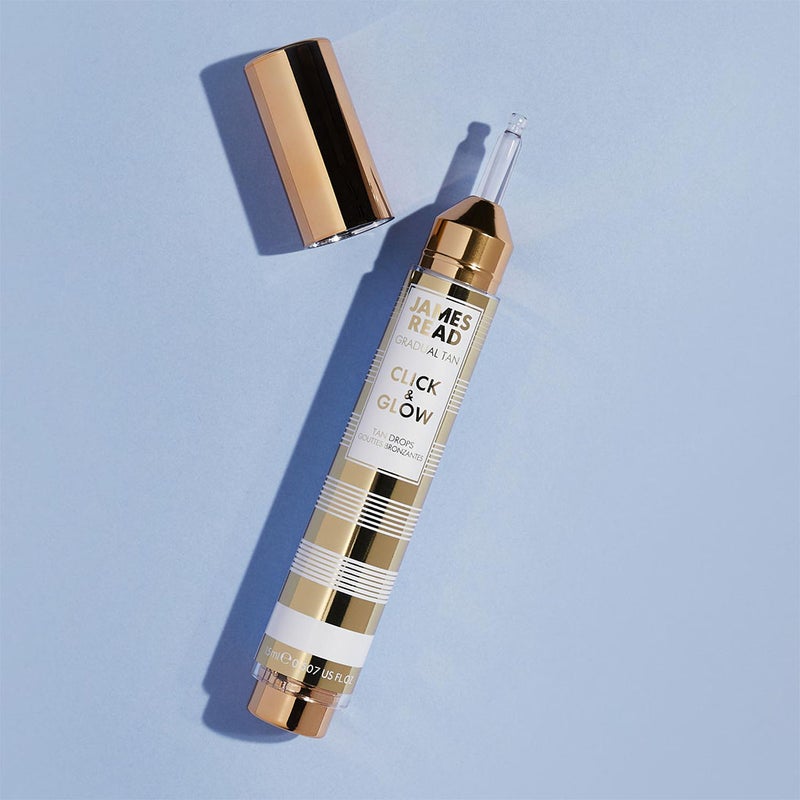 James Read Click & Glow Gradual Face Tanning Gel Drops 15ml
