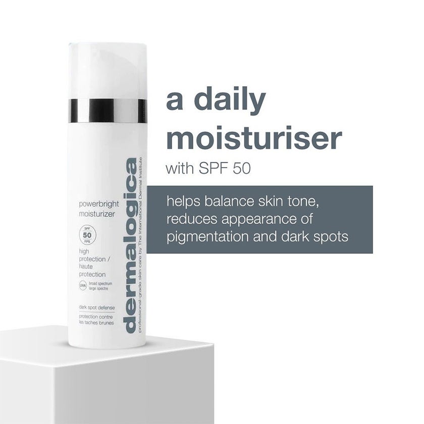 Dermalogica Powerbright Dark Spot Defense Moisturiser With SPF50 Sun Protection 50ml