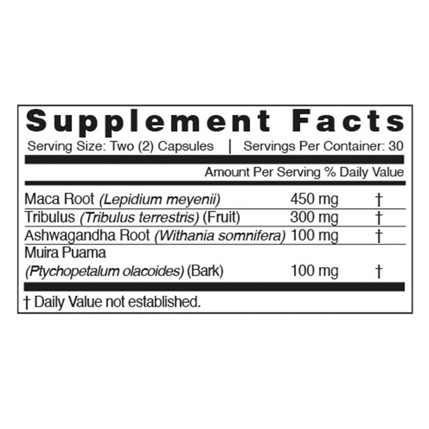 Natural Fervor Libizire Supplement Capsules For Healthy Libido In Men & Women, Pack of 60’s 