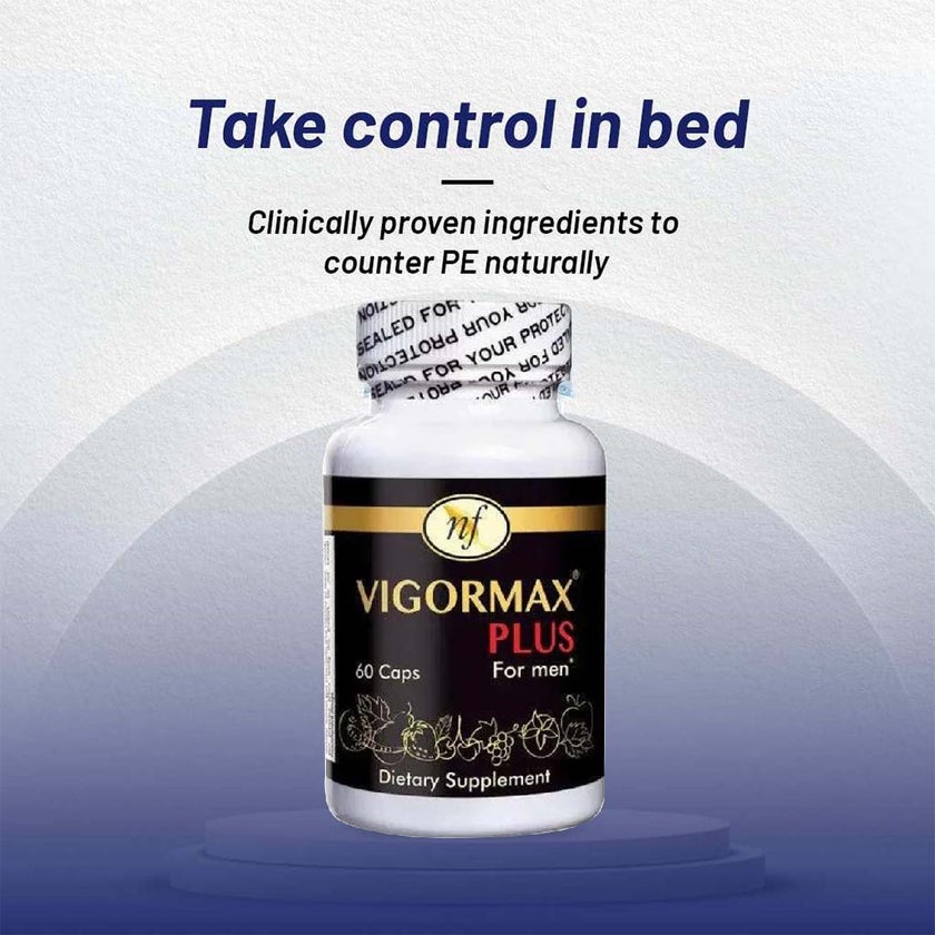 Natural Fervor Vigormax Plus Performance Enhancing Capsules For Men, Pack of 60's