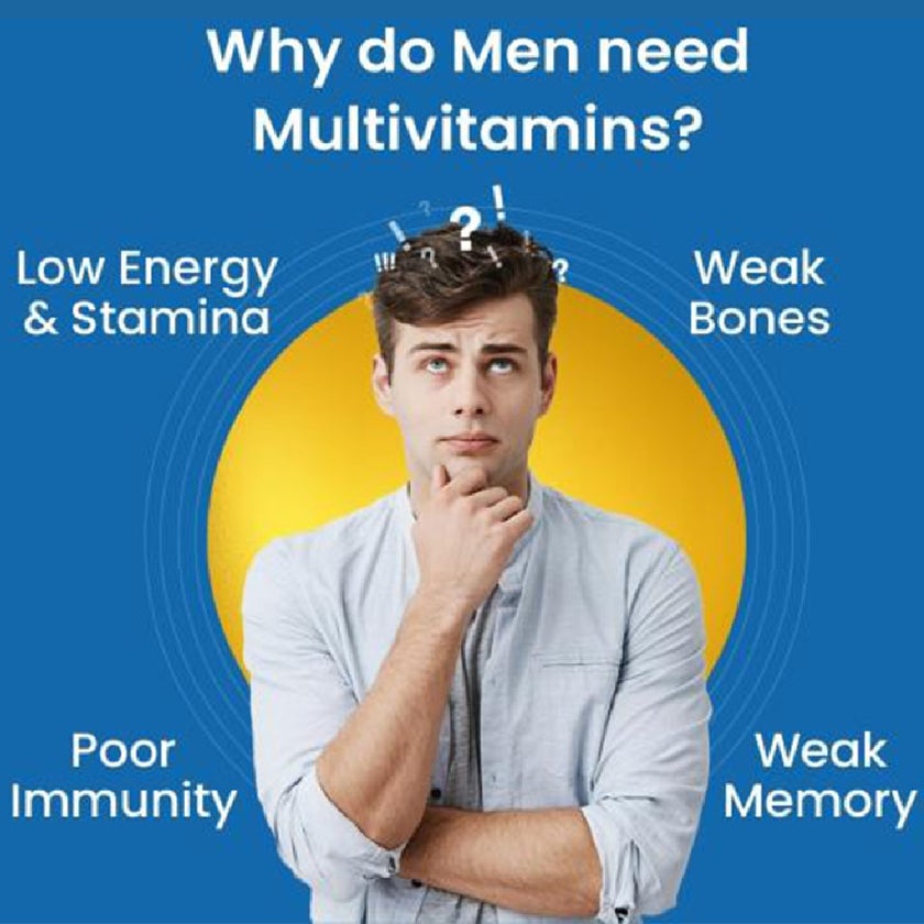 Natural Fervor Megaton Men Super Multivitamin Tablets, Pack of 60's