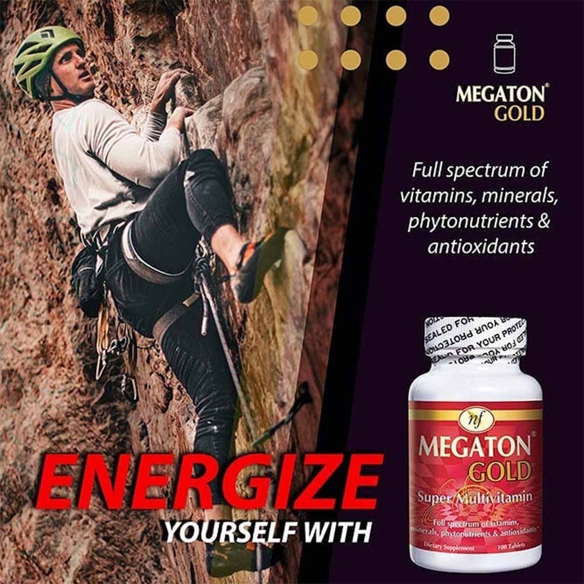 Natural Fervor Megaton Gold Super Multivitamin Supplement Tablets, Pack of 100's