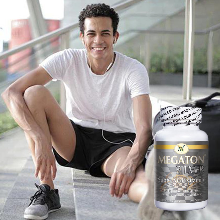Natural Fervor Megaton Silver Super Multivitamin Tablets For Men, Pack of 100's