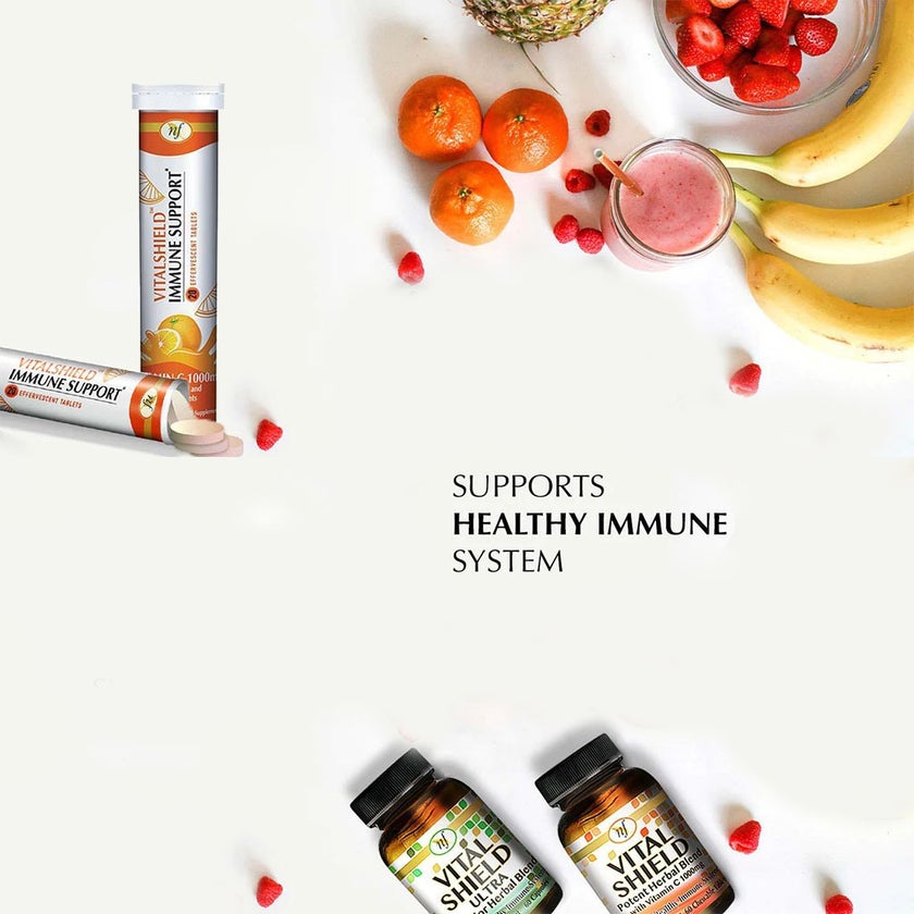 Natural Fervor Vitalshield Immune Support Effervescent Tablets, Pack of 20's