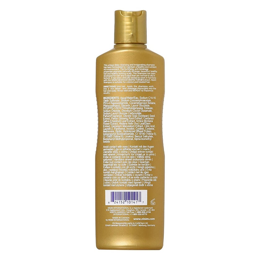 Nisim NewHair Biofactors Sulphate Free Shampoo For Normal To Oily Hair 240ml