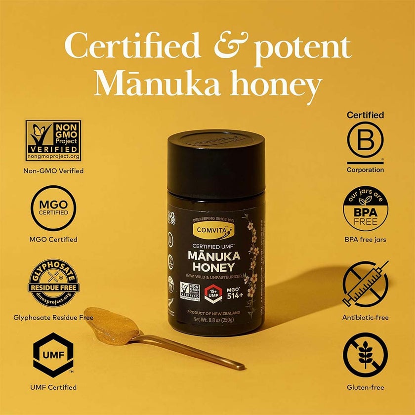 Comvita Manuka Honey With UMF 15+ & MGO 514+ 250g