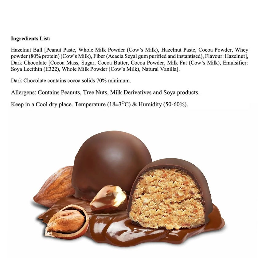 Fade Fit Protein Balls Snack, Hazelnut 30g