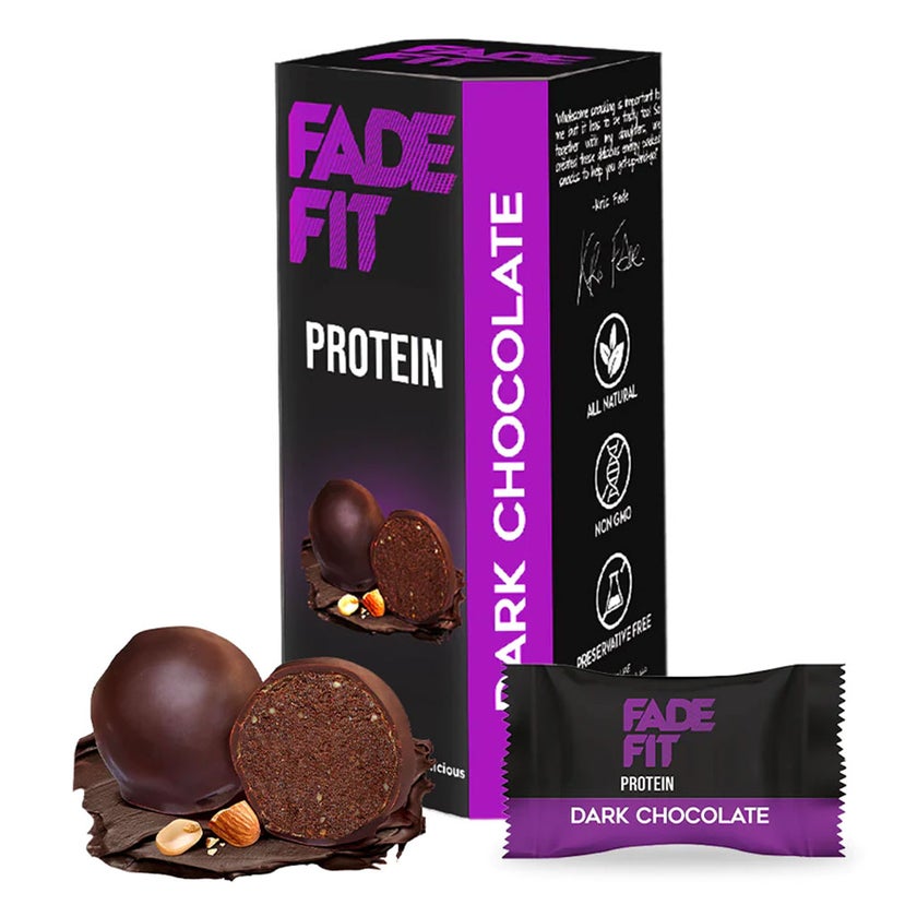 Fade Fit Protein Balls Snack, Dark Chocolate 60g