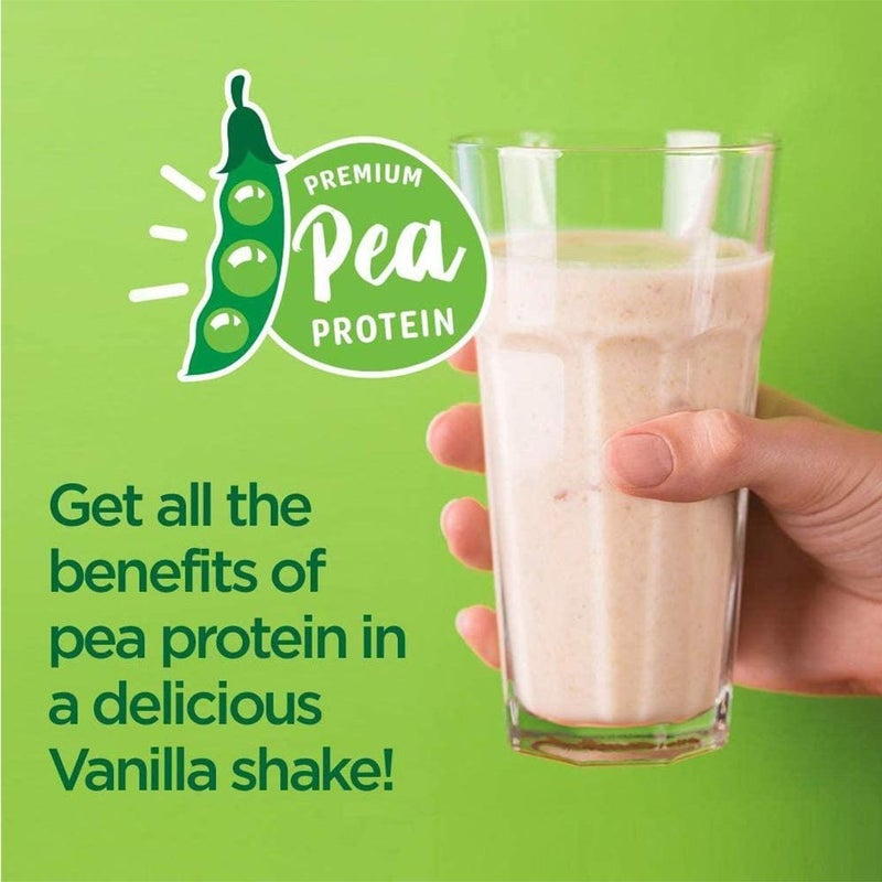 Naturade Pea Protein Vegan Shake Plant Based Protein Powder, Vanilla Flavor, 12 Servings - 444g