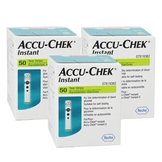 Accu-Chek Instant Blood Sugar Test Strips 50's, 2+1 PROMO PACK