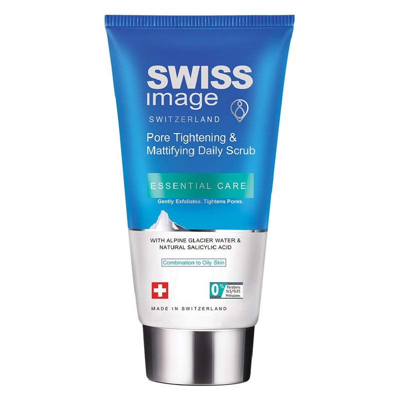 Swiss Image Essential Care Pore Tightening & Mattifying Daily Scrub For Combination To Oily Skin Types 150ml