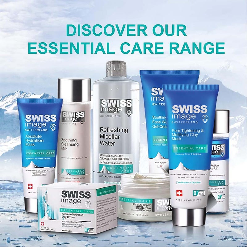 Swiss Image Essential Care Pore Tightening & Mattifying Clay Mask For Combination To Oily Skin Types 75ml