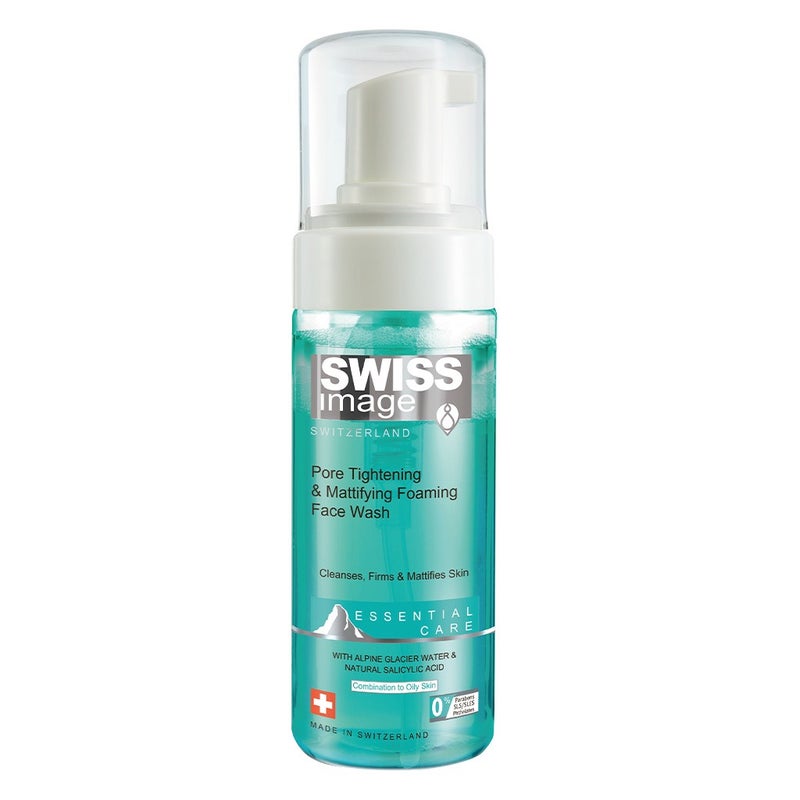 Swiss Image Essential Care Pore Tightening & Mattifying Foaming Face Wash For Combination To Oily Skin Types 150ml