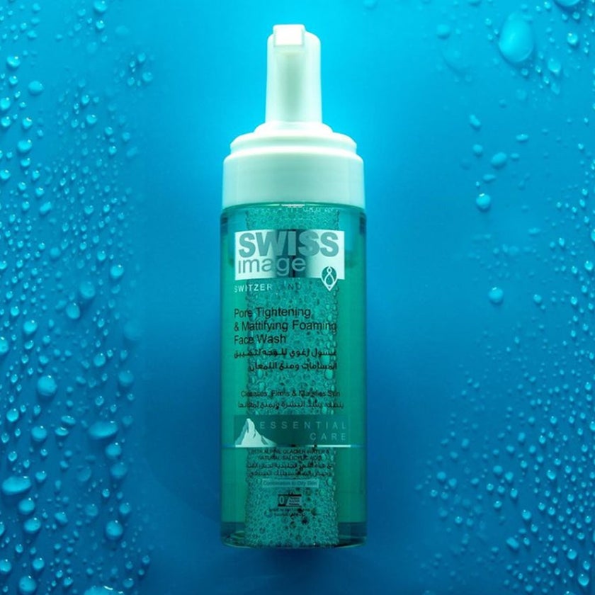 Swiss Image Essential Care Pore Tightening & Mattifying Foaming Face Wash For Combination To Oily Skin Types 150ml