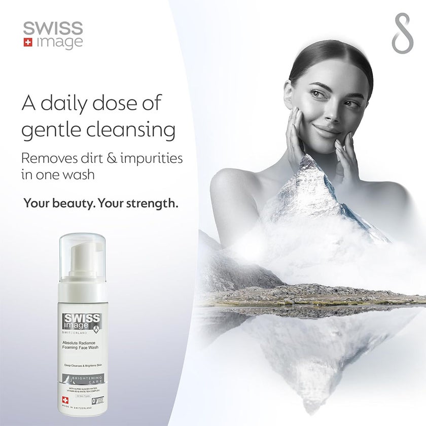 Swiss Image Brightening Care Absolute Radiance Foaming Face Wash For All Skin Types 150ml