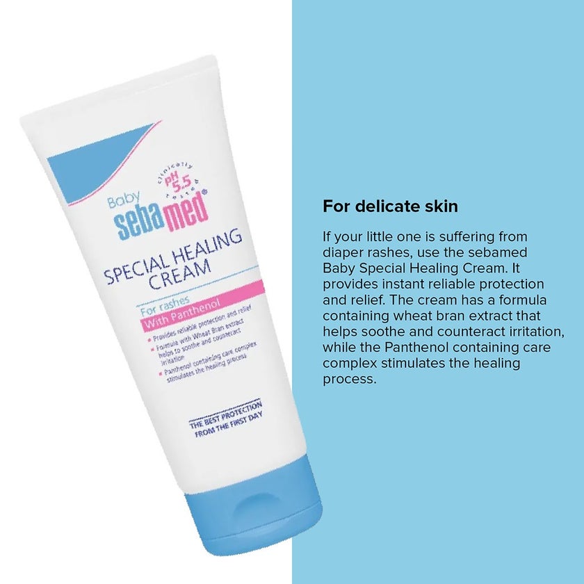 Sebamed Baby Special Healing Cream With Panthenol For Diaper Rashes 100ml