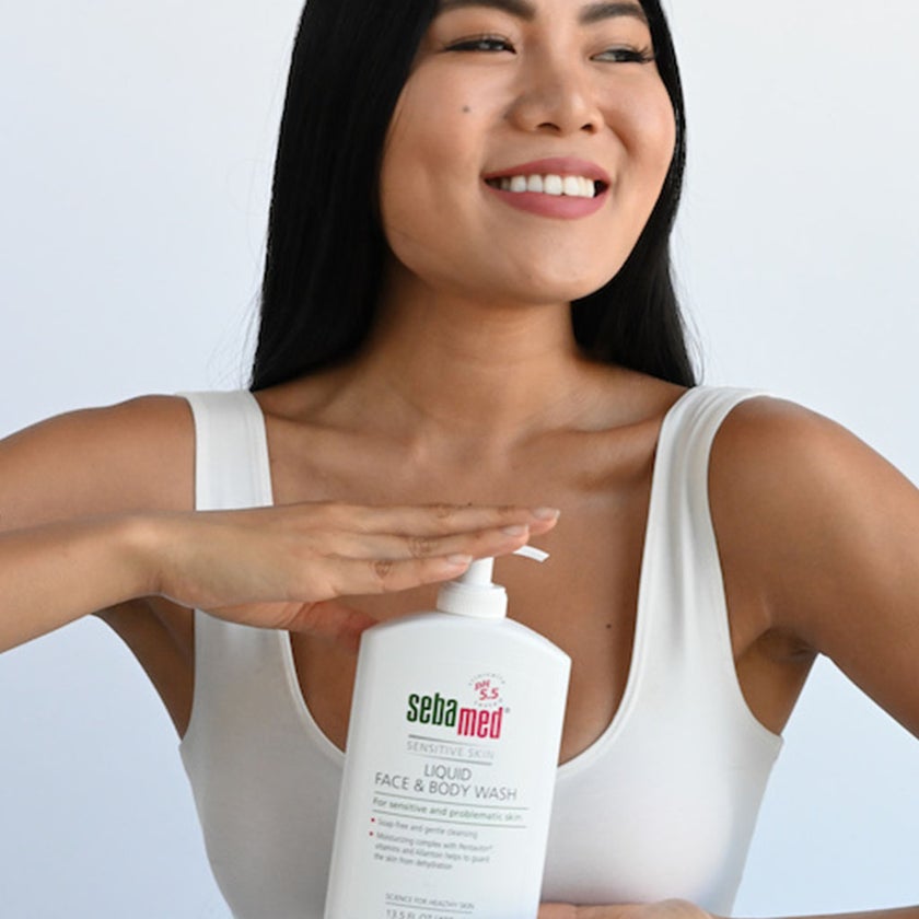 Sebamed Liquid Face & Body Wash For Sensitive And Problematic Skin, Soap-Free, 1000ml