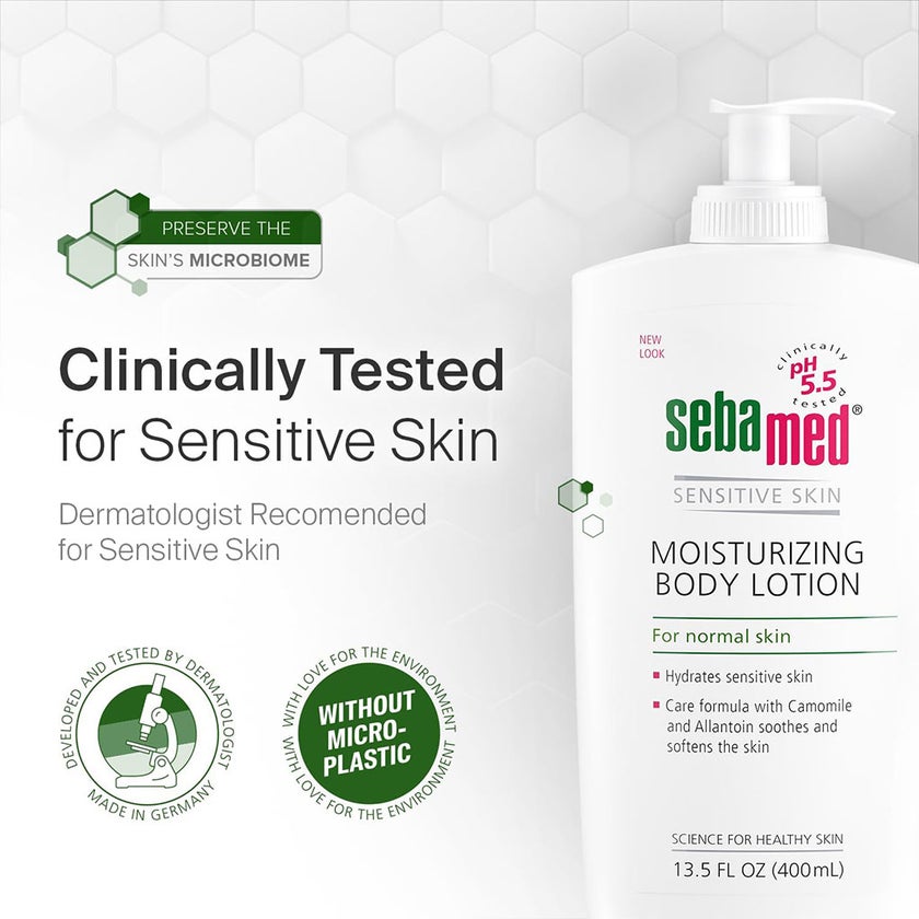 Sebamed Sensitive Skin Moisturizing Body Lotion For Normal Skin 400ml