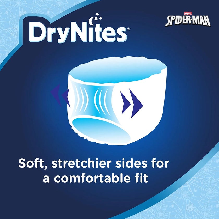 Huggies DryNites Pyjama Pants, 3-5 Years, 16-23Kg, Bed Wetting Diapers For Boys, Jumbo Pack of 16's