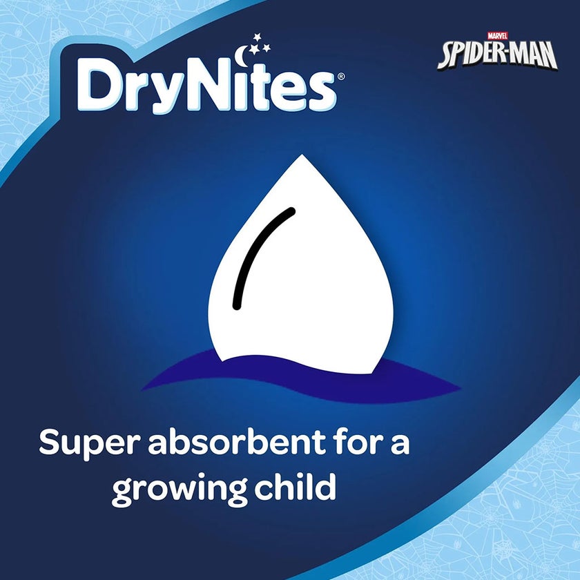 Huggies DryNites Pyjama Pants, 3-5 Years, 16-23Kg, Bed Wetting Diapers For Boys, Jumbo Pack of 16's