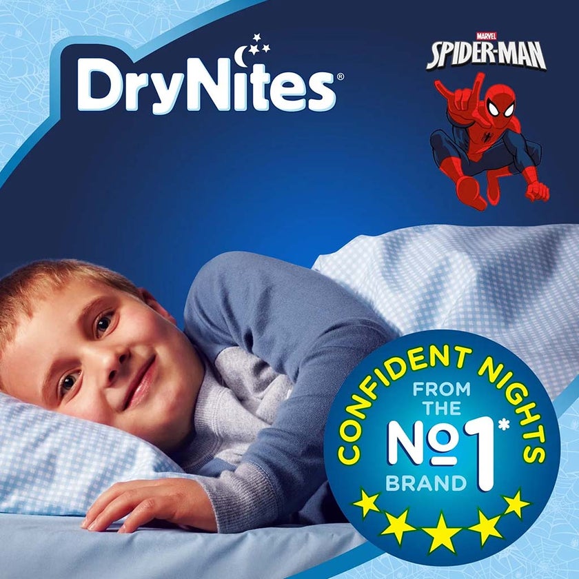 Huggies DryNites Pyjama Pants, 3-5 Years, 16-23Kg, Bed Wetting Diapers For Boys, Jumbo Pack of 16's