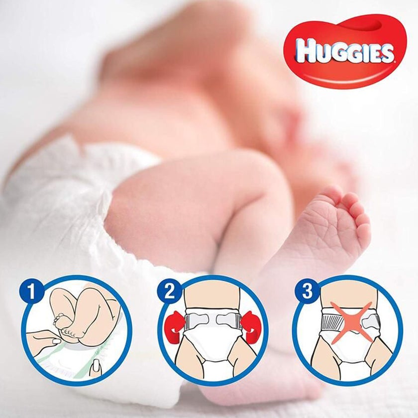 Huggies Extra Care Diapers, Size 5, For 12 -22 kg Baby, Pack of 60's
