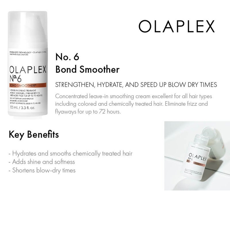 Olaplex No. 6 Bond Smoother Leave-In Styling Treatment For All Hair Types 100ml